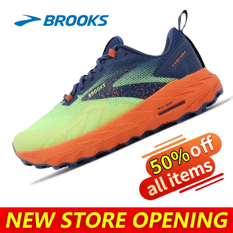 Brooks cross-country running shoes Cascadia17/16 Ghost 15 series men's shoes multi-color and multi-style outdoor sports shoes