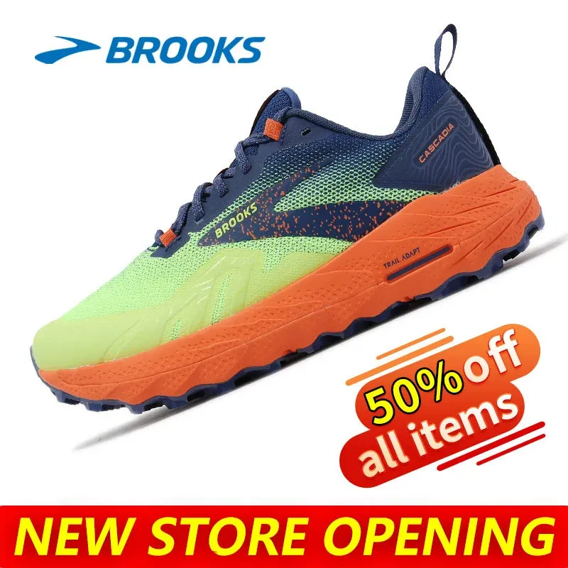 Brooks cross-country running shoes Cascadia17/16 Ghost 15 series men's shoes multi-color and multi-style outdoor sports shoes