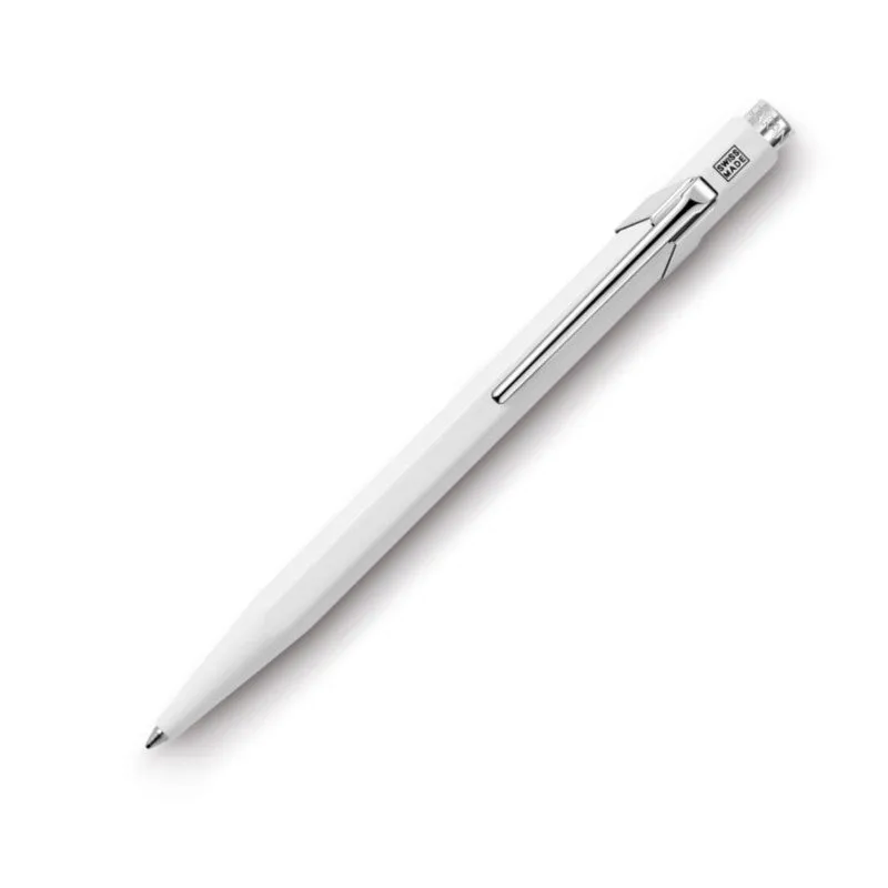 Caran d'Ache 849 Metal Ballpoint Pen - White