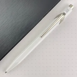 Caran d'Ache 849 Metal Ballpoint Pen - White