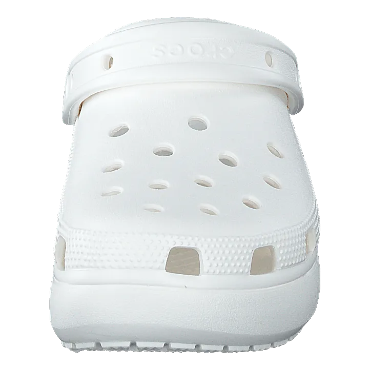 Classic Platform Clog White
