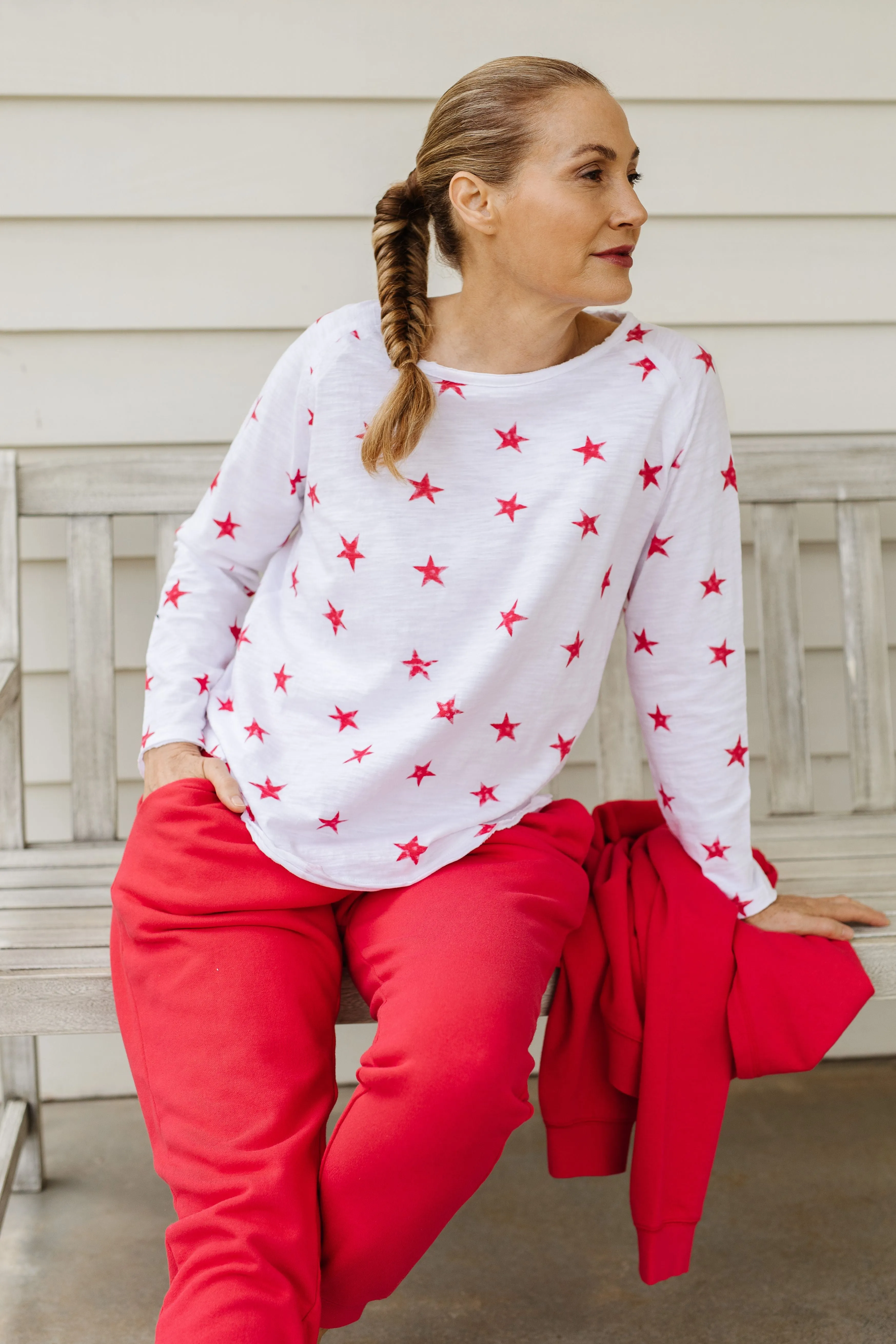 Cozy Track Pant Red