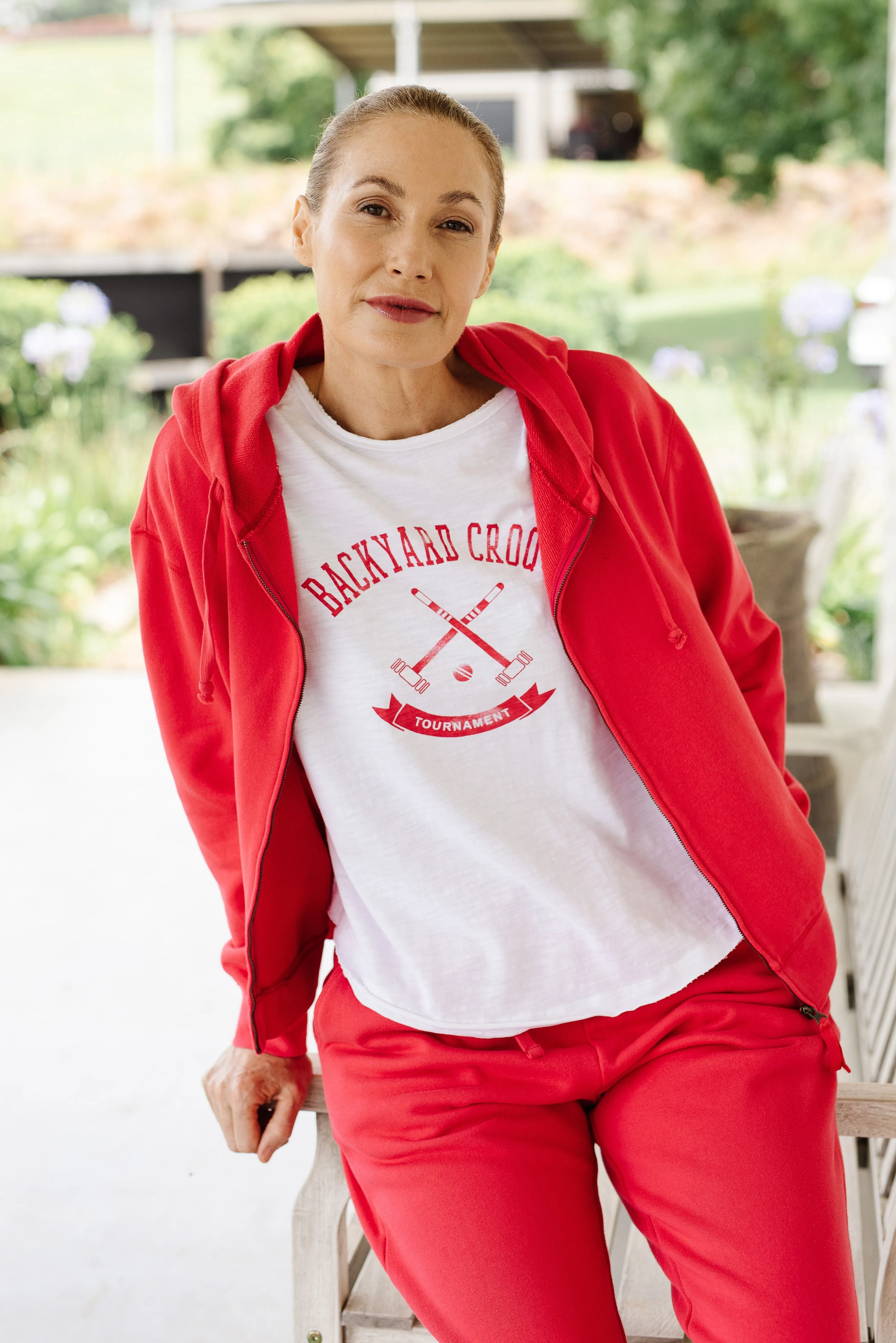 Cozy Track Pant Red