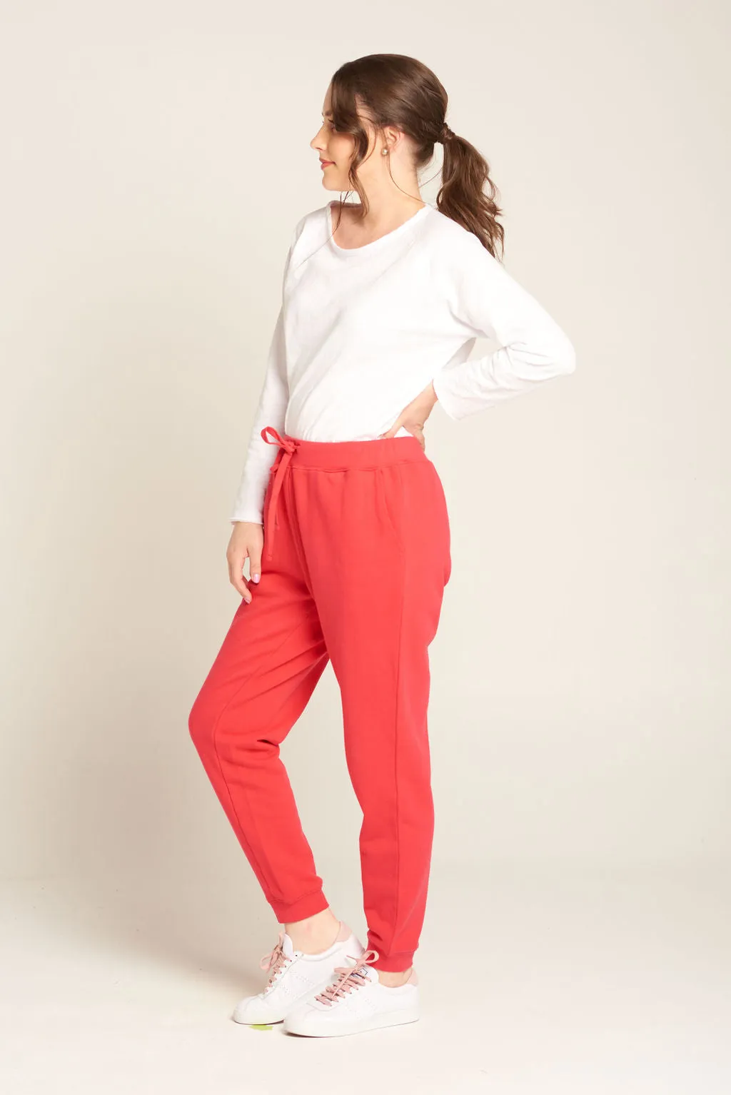 Cozy Track Pant Red