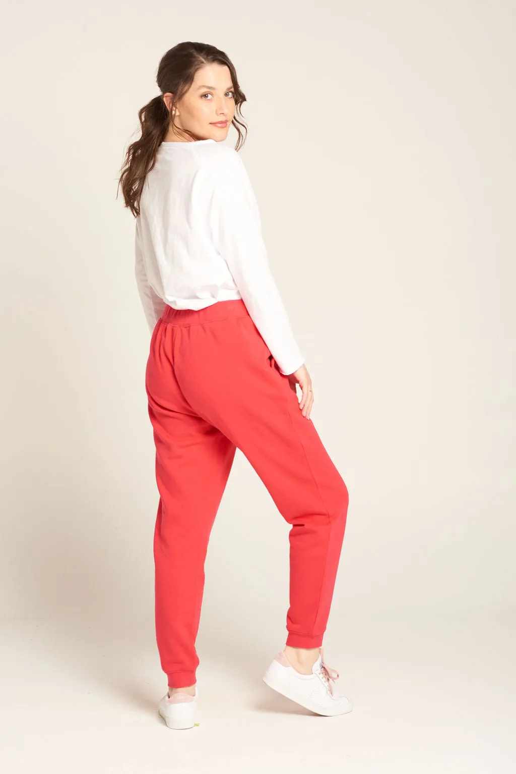 Cozy Track Pant Red