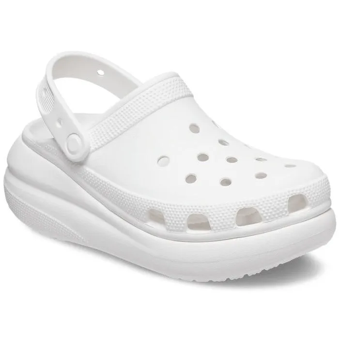 Crocs Classic Crush 207521-100 Ladies White Clogs