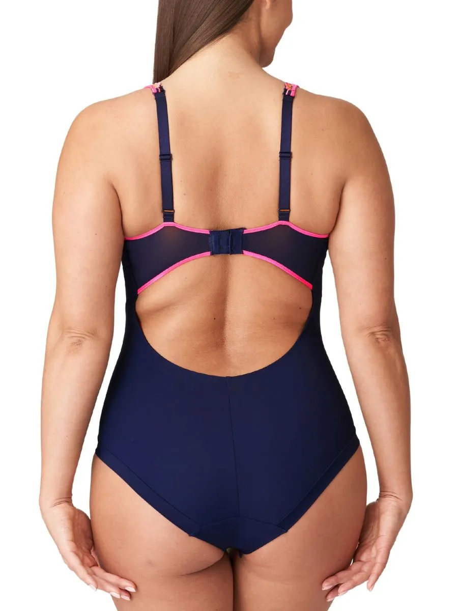 Devdaha Half Padded Plunge Body  - Velvet Blue