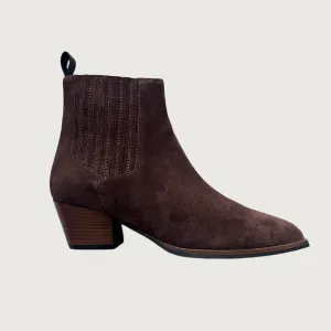 Jane Galland Brown Suede Ankle Boots