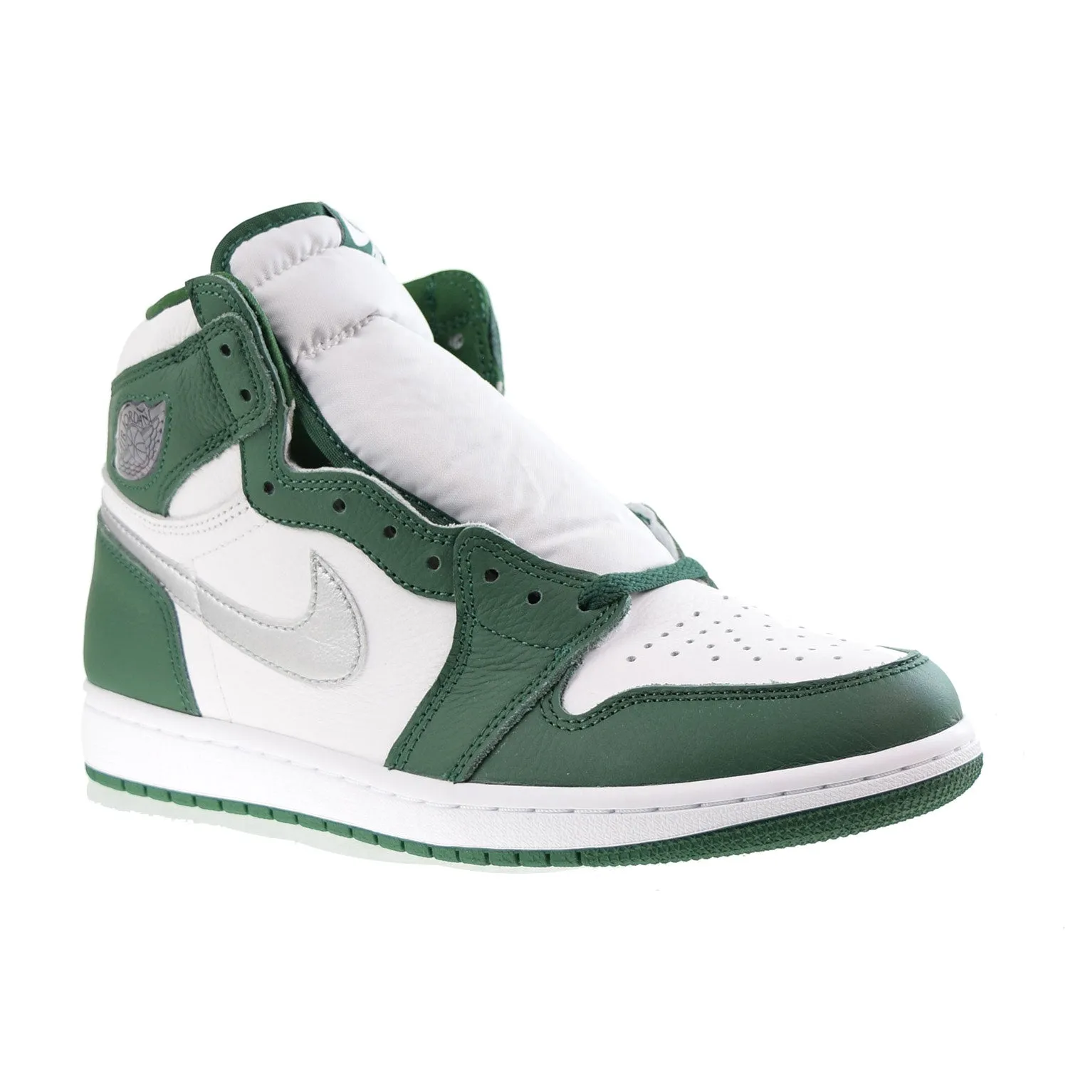 Jordan 1 Retro High OG Men's Shoes Gorge Green-Metallic Silver