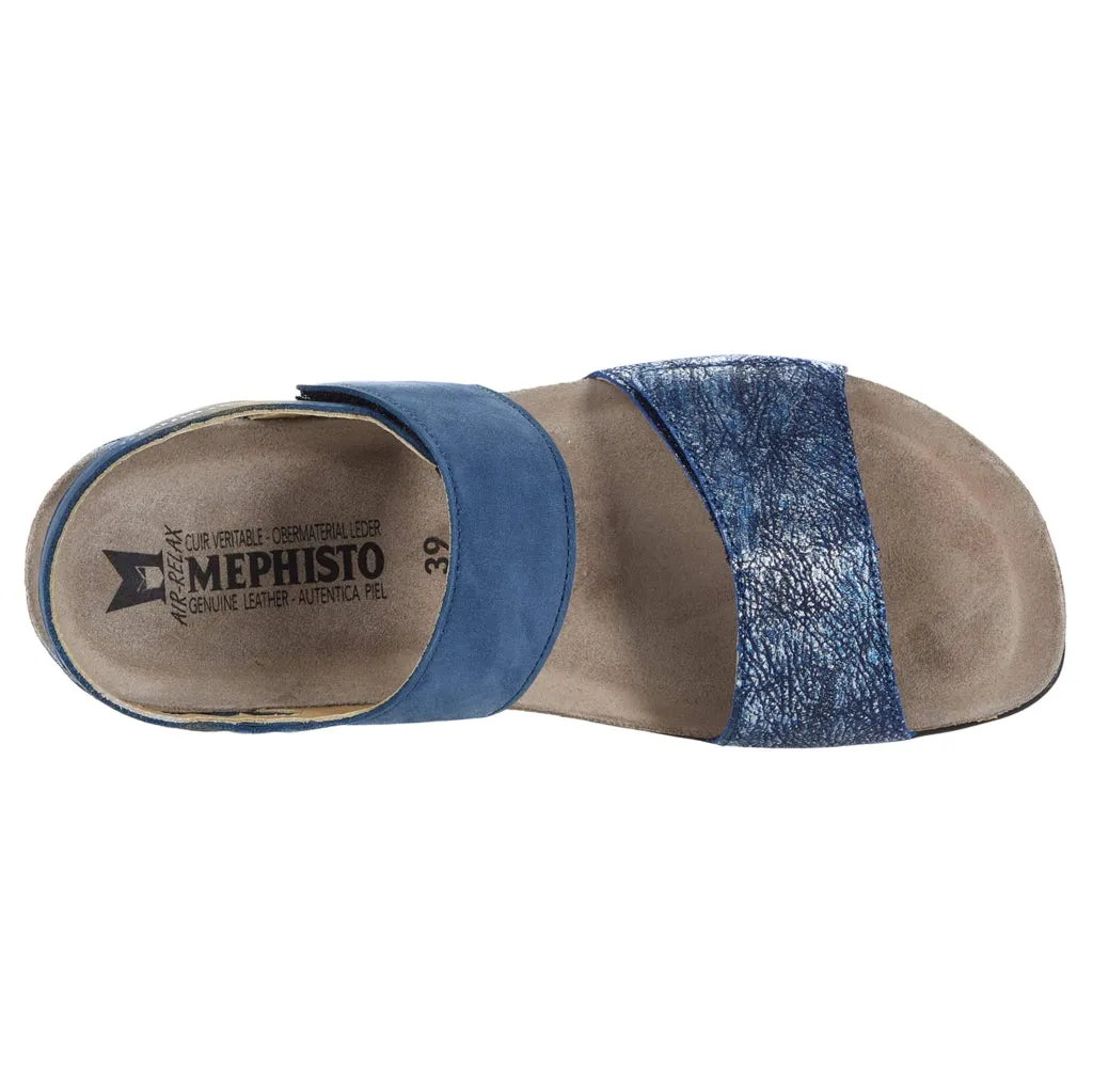 Mephisto Agave Nubuck Leather Women's Cork Sandals