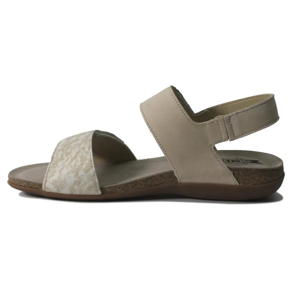 Mephisto Agave Nubuck Leather Women's Cork Sandals