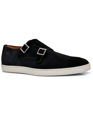 Navy Ralphie Double Monk Strap Sneaker