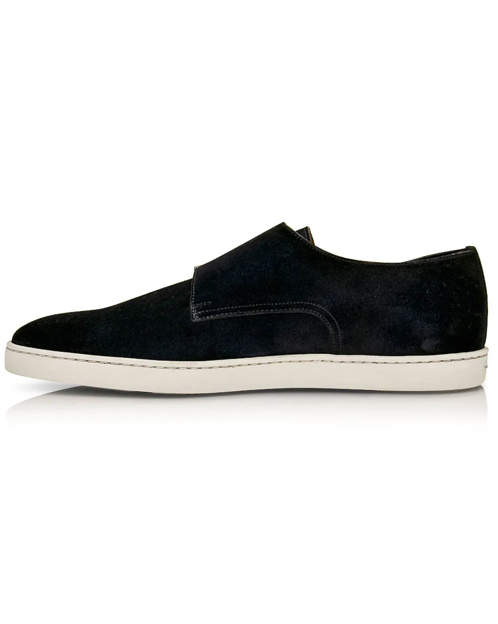 Navy Ralphie Double Monk Strap Sneaker