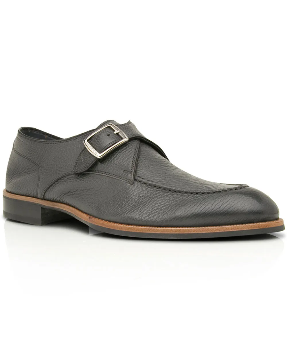 Parma Monk Strap in Fumo Grey
