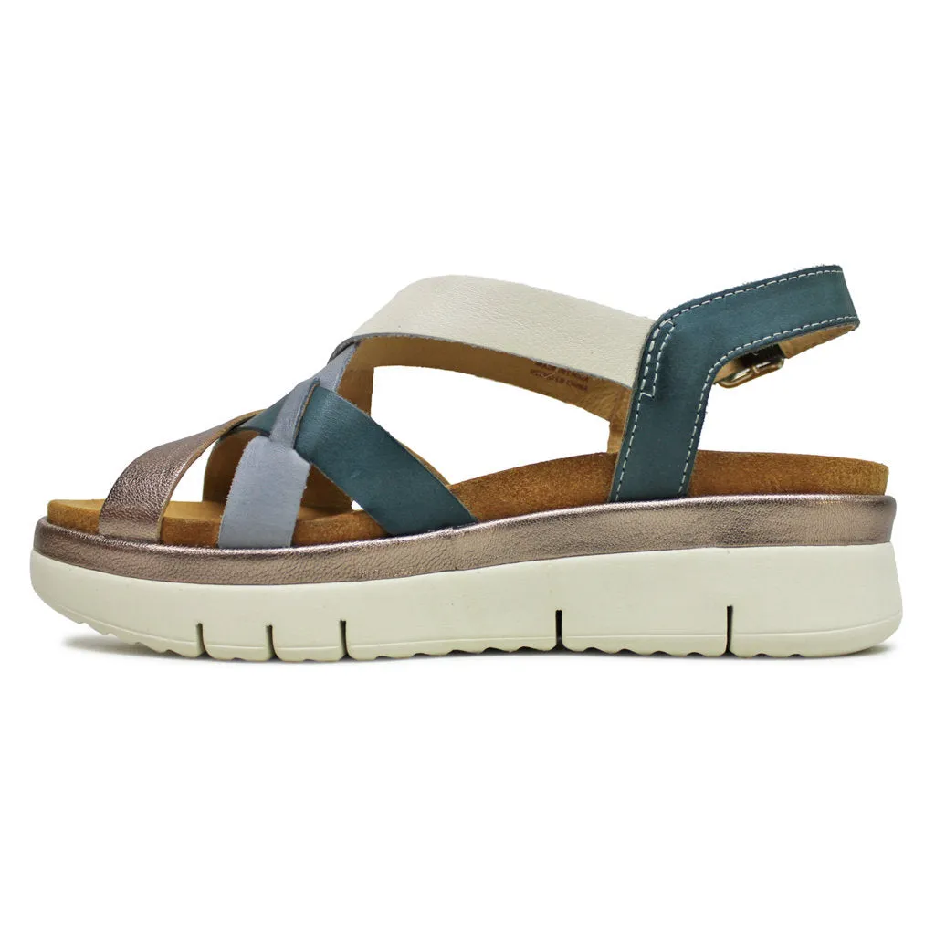 Pikolinos Palma Leather Women's Slingback Wedge Sandals