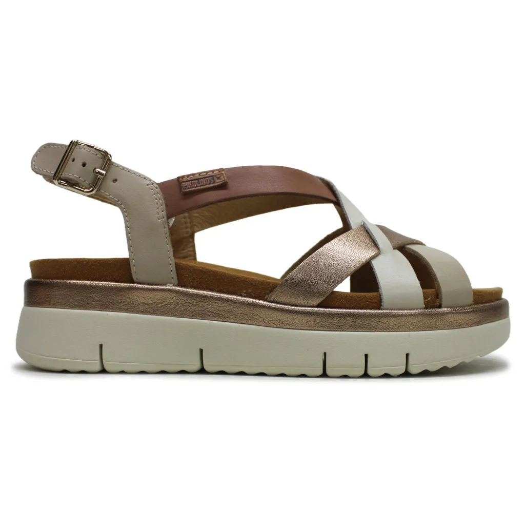 Pikolinos Palma Leather Women's Slingback Wedge Sandals