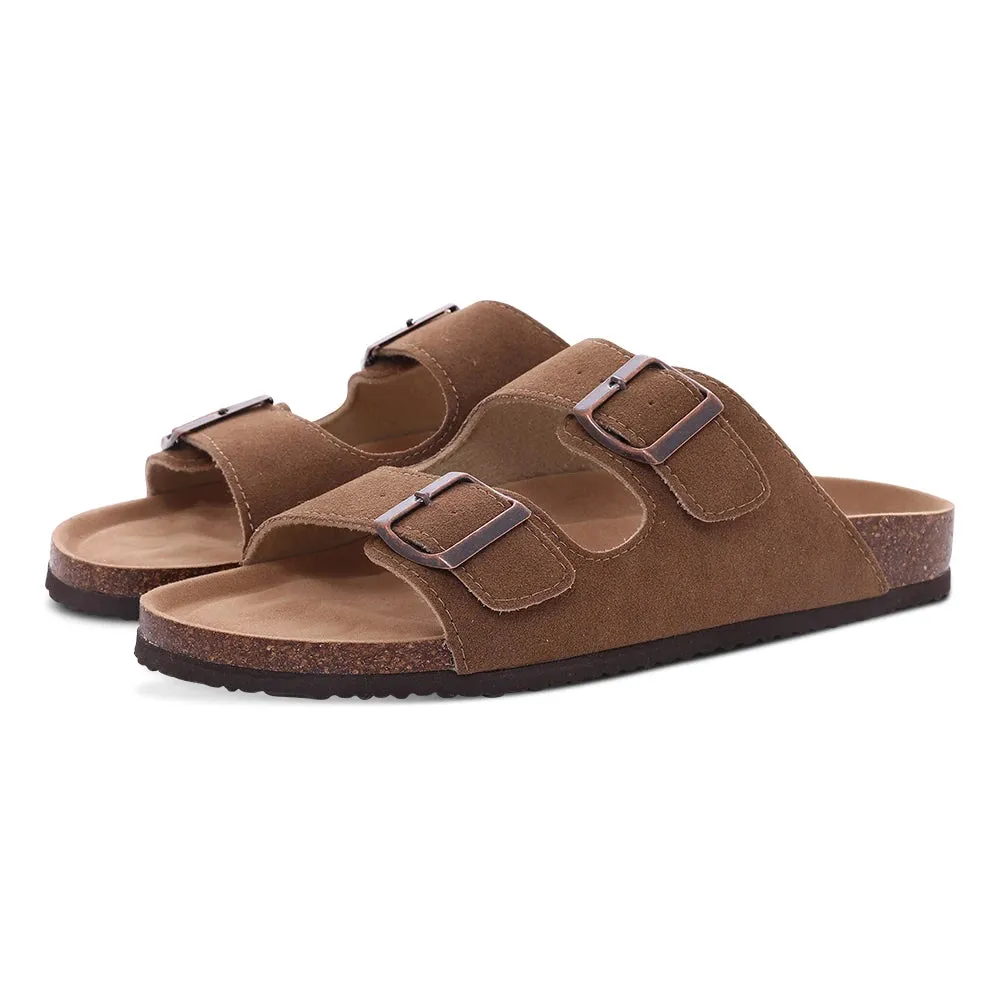 Suede slippers Clog Cork Insole with Arch Support