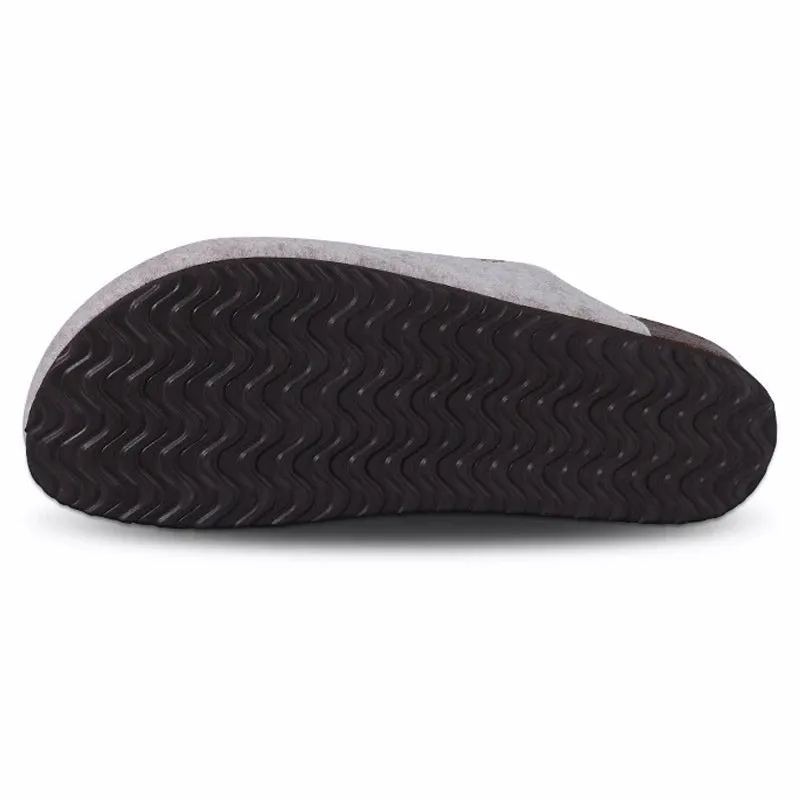 Suede slippers Clog Cork Insole with Arch Support