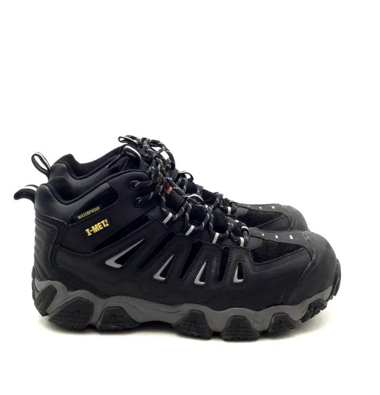 Thorogood Men's Crosstrex I-MET² 804-6490 Black Leather Hiking Boots - Size 10W