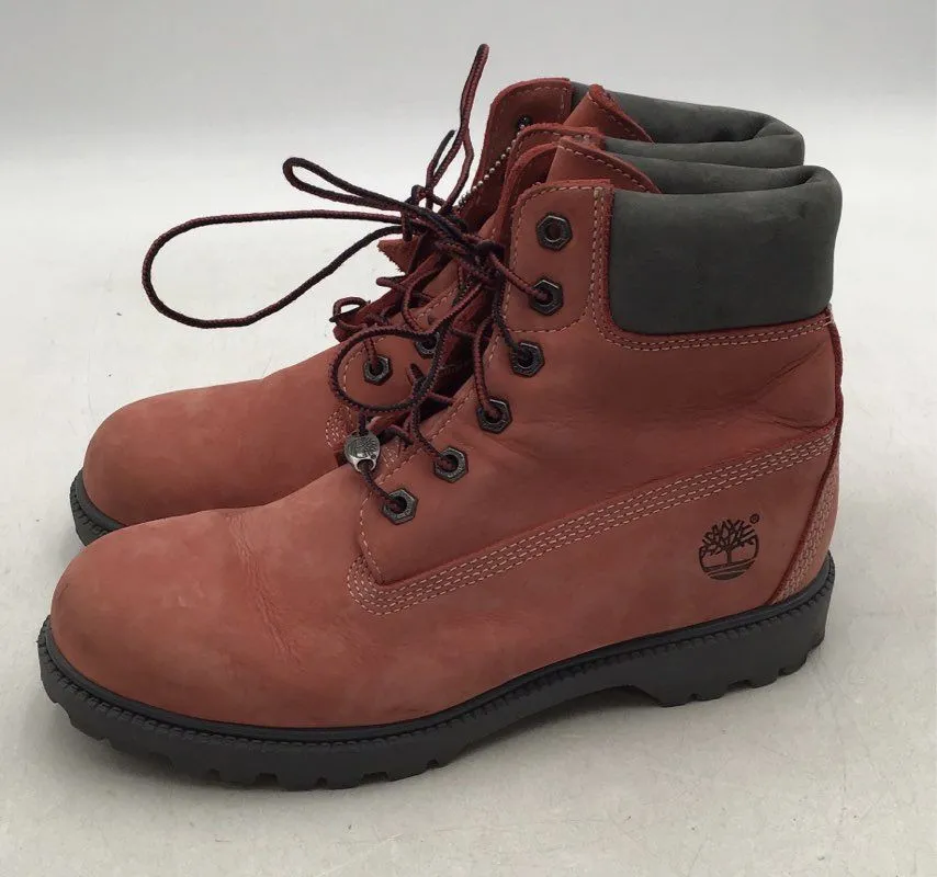 Timberland Women's Waterville Rosebud 20378 Salmon Leather Hiking Boots- Size 9M