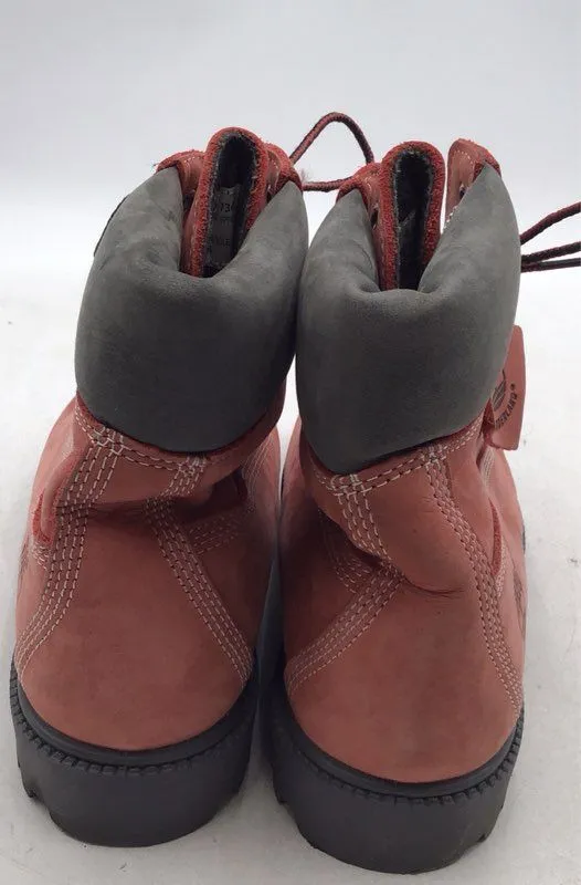 Timberland Women's Waterville Rosebud 20378 Salmon Leather Hiking Boots- Size 9M